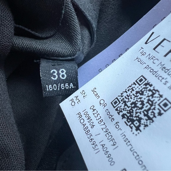 NWOT Versace black fringe leather boot cut pants - Picture 13 of 15